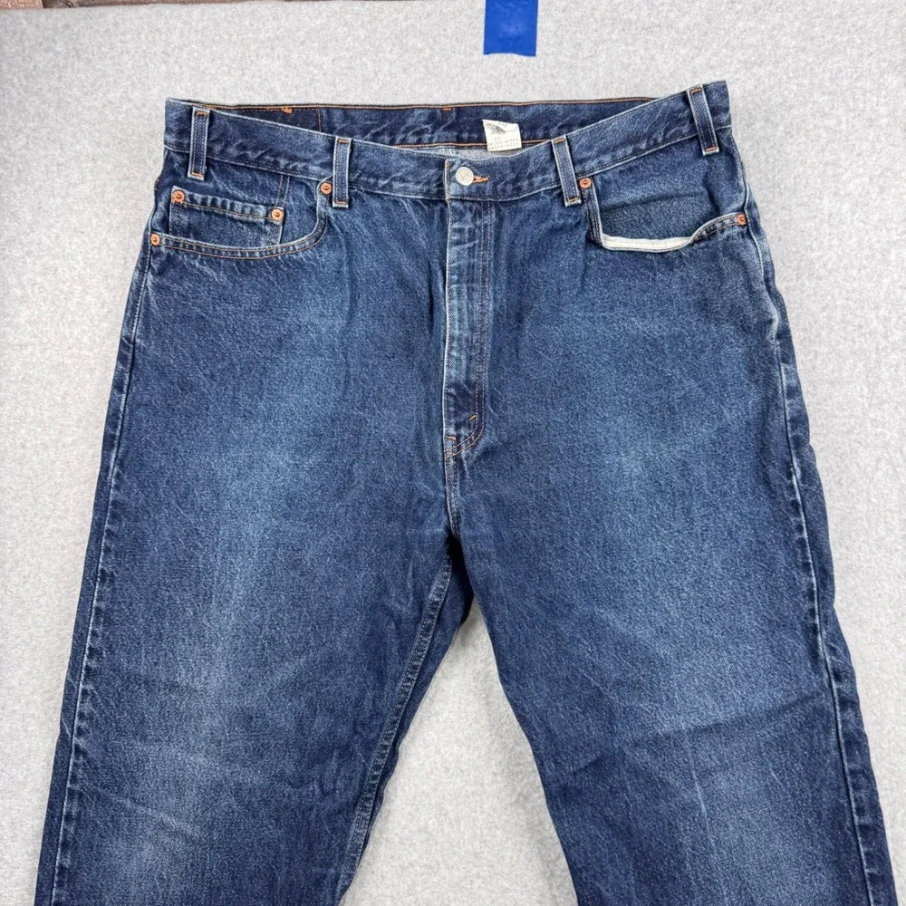 Vintage Levis Jeans Mens 42x32 505 Straight Leg 100% Cotton‎ Denim Y2K Mexico